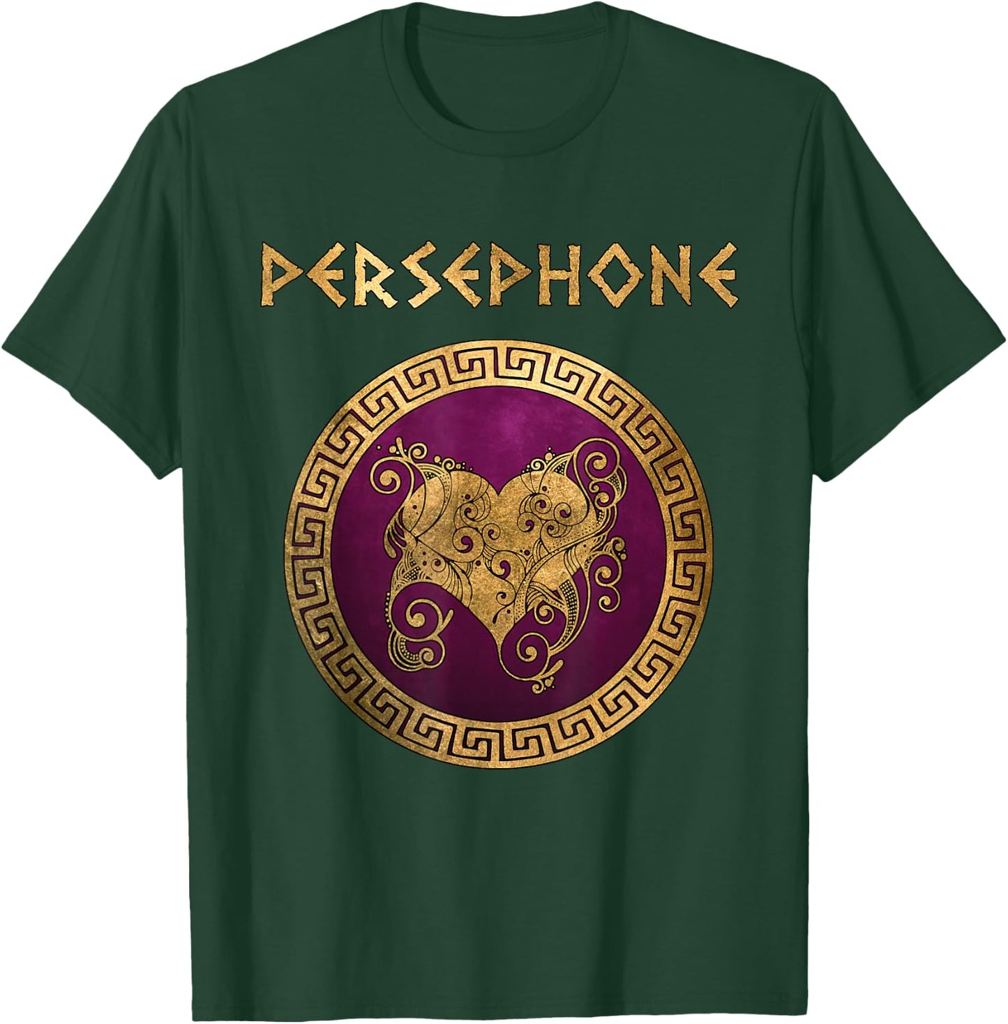 Persephone Ancient Greek Goddess Symbol T-Shirt - T-Shirt | Forest