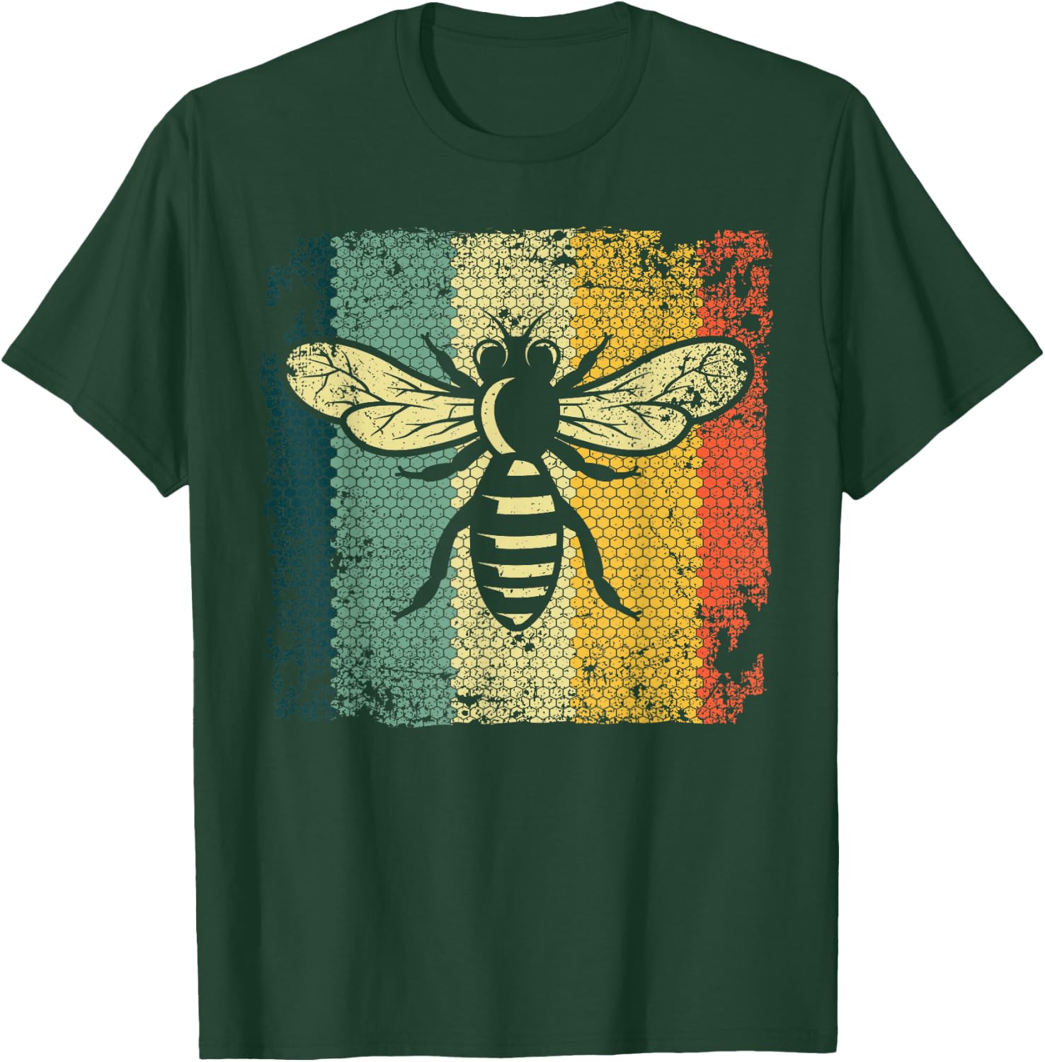 Funny Vintage Bee Designs Women Beekeeping Honey Bee T-Shirt - T-Shirt | Forest