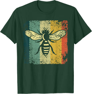 Funny Vintage Bee Designs Women Beekeeping Honey Bee T-Shirt - T-Shirt | Forest