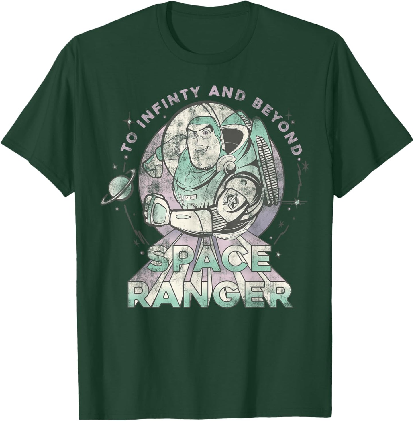 Disney Pixar Toy Story Buzz Lightyear Space Ranger Portrait T-Shirt - T-Shirt | Forest