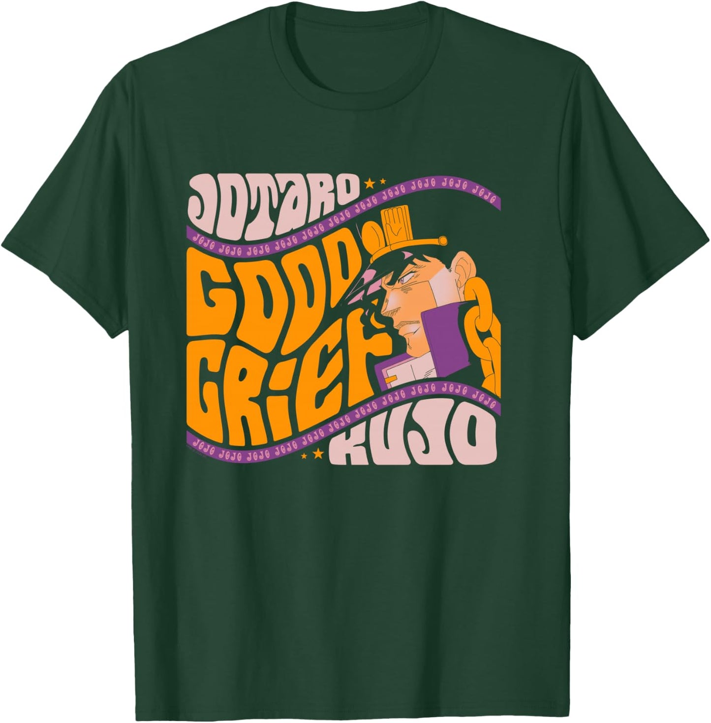 JoJo's Bizarre Adventure Good Grief Jotaro Yare Yare Daze T-Shirt - T-Shirt | Forest