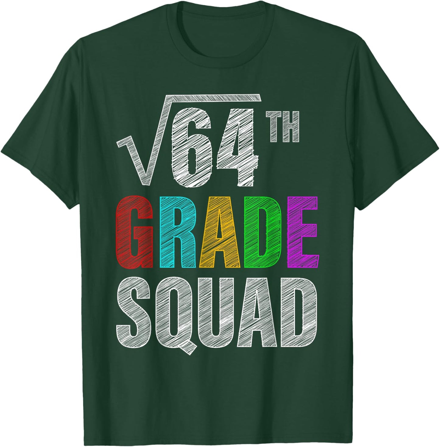 8th Grade Squad | Math Teachers Students Back To School Women Kids T-Shirt - T-Shirt | Forest