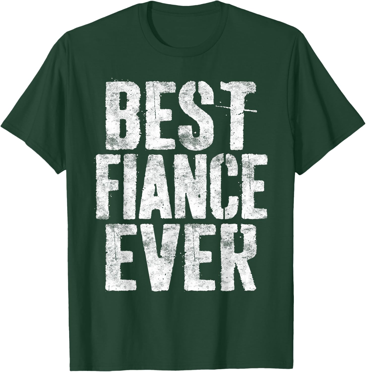 Best Fiance Ever Shirt Funny Men World's Okayest Fiance T-Shirt - T-Shirt | Forest
