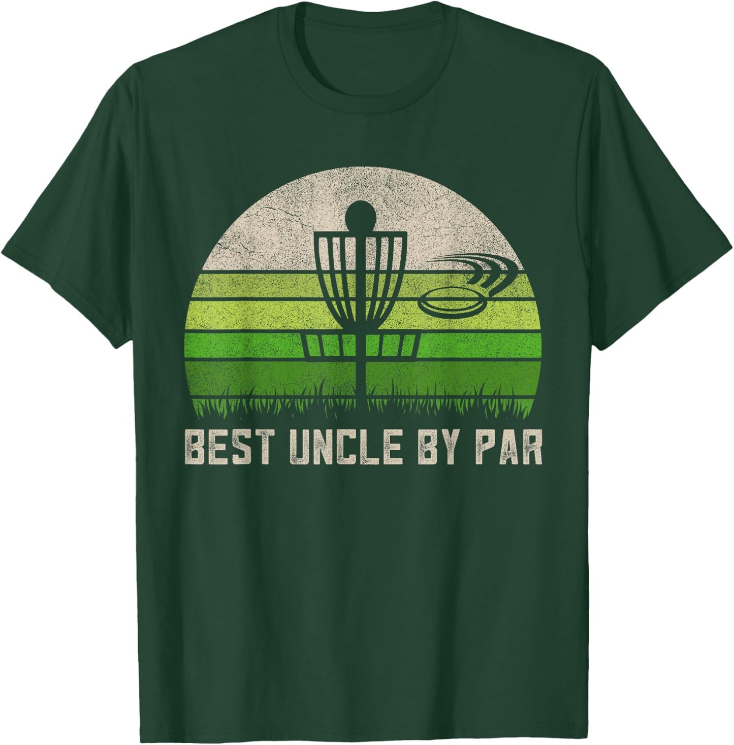 Vintage Disc Golf Shirt, Fathers Day Uncle Apparel, Frisbee T-Shirt - T-Shirt | Forest