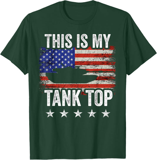 M1 Abrams Tank American Main Battle Tank T-Shirt - T-Shirt | Forest