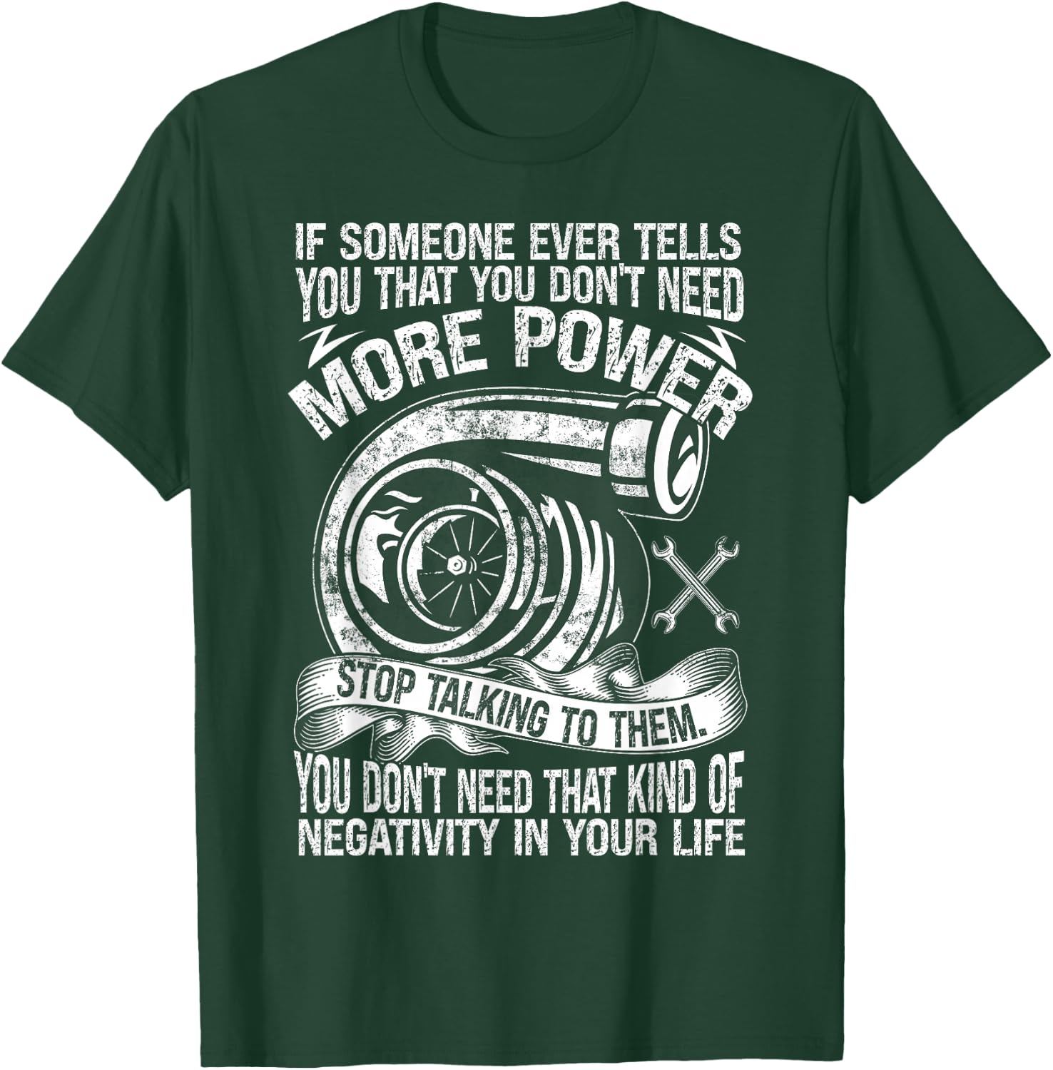 Mechanic Car Guy More Car Power T-Shirt - T-Shirt | Forest