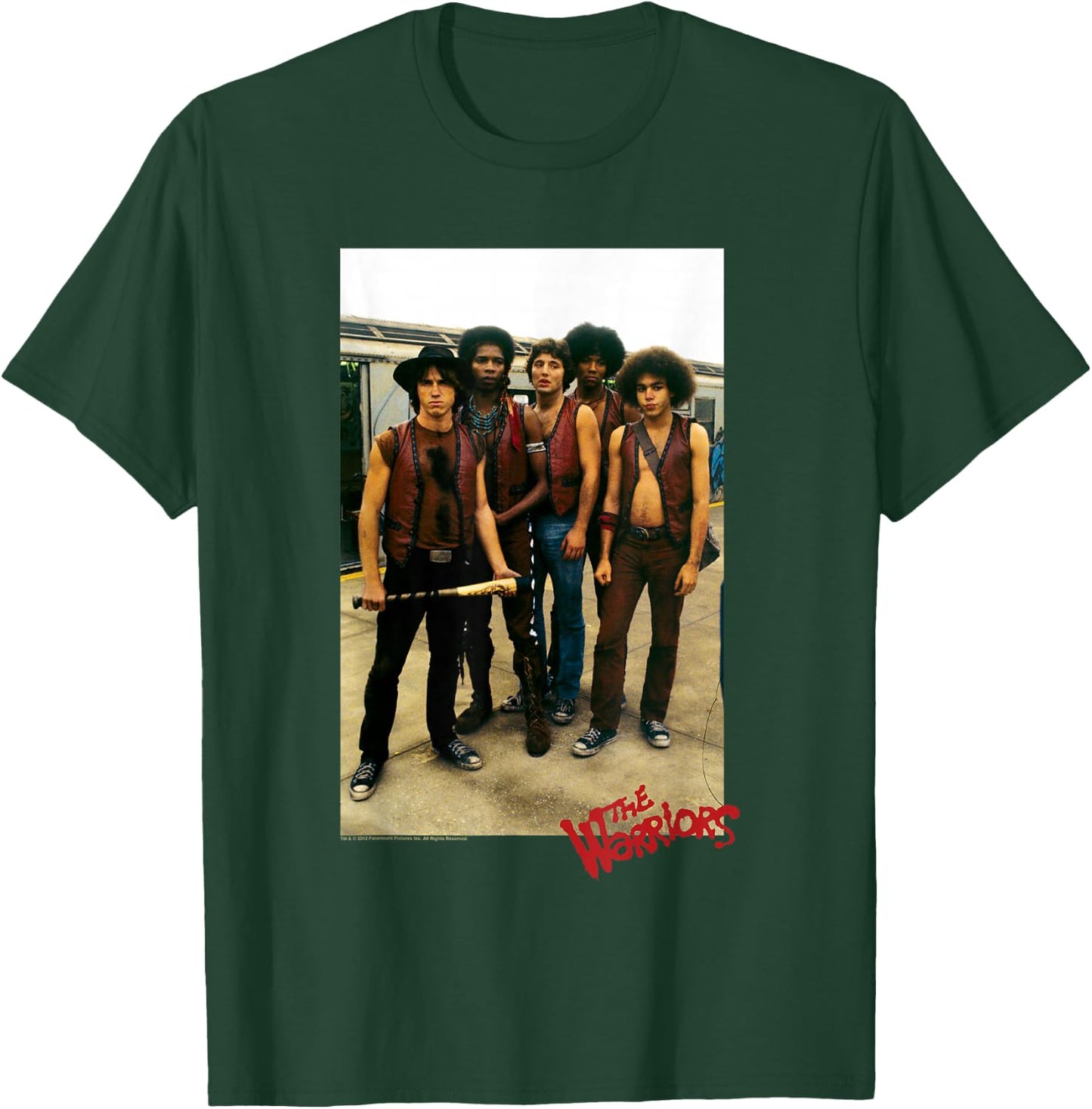 Warriors Old Film T-Shirt - T-Shirt | Forest