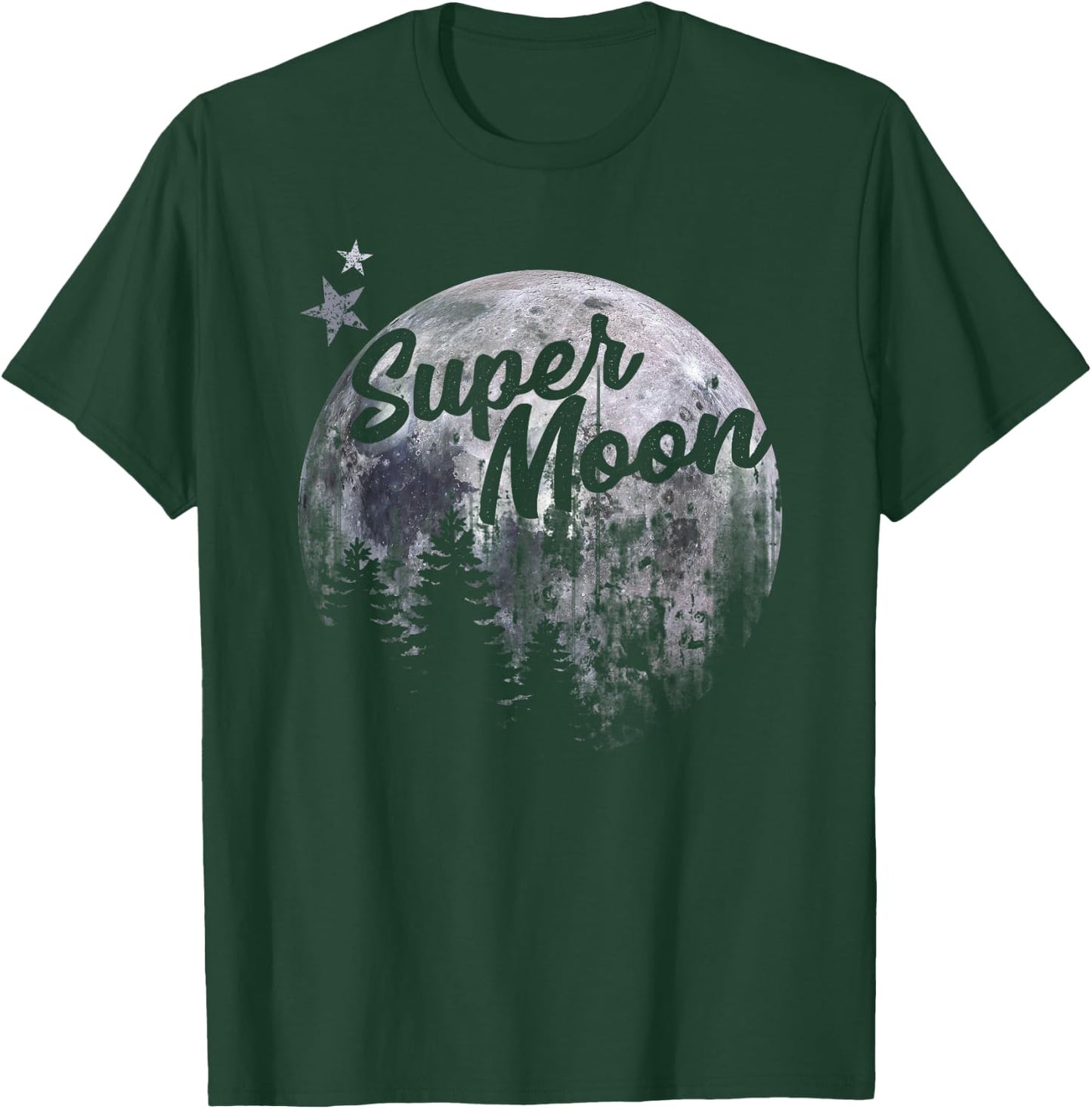 Supermoon T Shirt 2017 2018 T-Shirt - T-Shirt | Forest