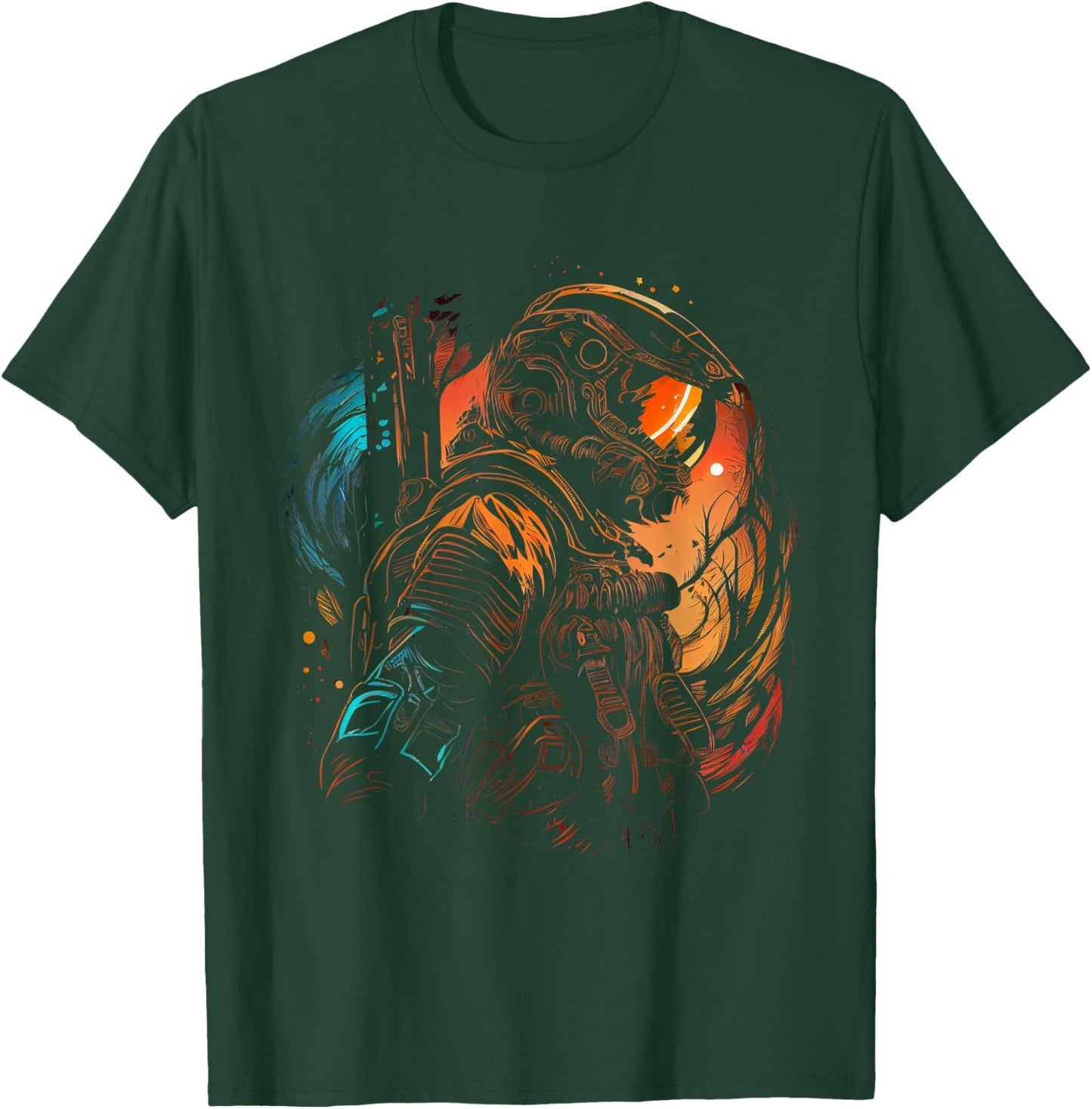 Astronaut Space Solar System Planets Astronaut T-Shirt - T-Shirt | Forest