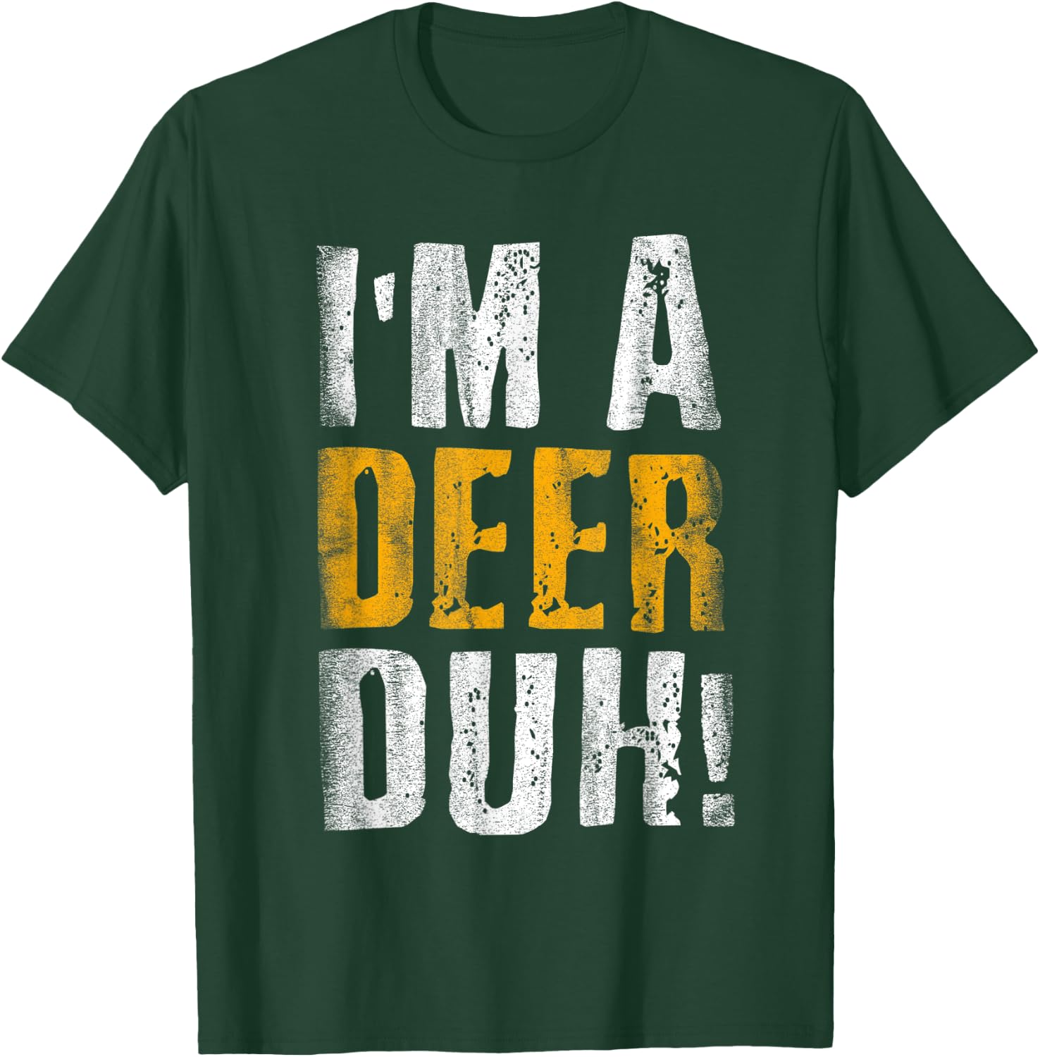 I'm A Deer Duh! Funny Halloween Party Costume T-Shirt - T-Shirt | Forest