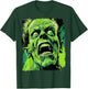 Classic Horror Green Evil Crazy Scientist Freak Halloween T-Shirt - T-Shirt | Forest