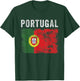 Portugal Flag Distressed - Men Women Kids - Portuguese Flag T-Shirt - T-Shirt | Forest