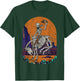 Western Country Cowgirl Cowboy Skeleton Halloween Spooky T-Shirt - T-Shirt | Forest