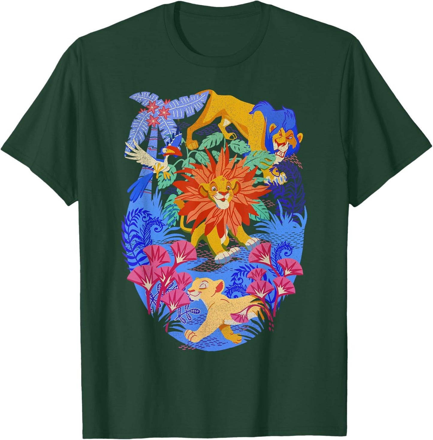 Disney Lion King Simba Can't Wait To Be King Color Pop T-Shirt - T-Shirt | Forest