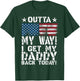 Cool I Get My Daddy Back Today | Funny Military Child Gift Small T-Shirt - T-Shirt | Forest