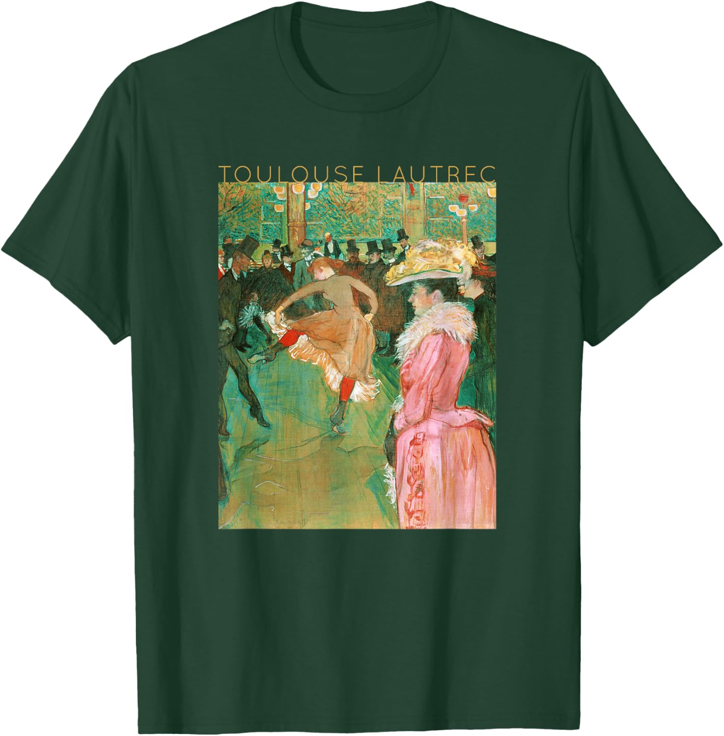 Toulouse Lautrec The Dance for Artists T-Shirt - T-Shirt | Forest