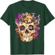 Goblincore Aesthetic. Grunge Moon Crystals Mushrooms Skull T-Shirt - T-Shirt | Forest