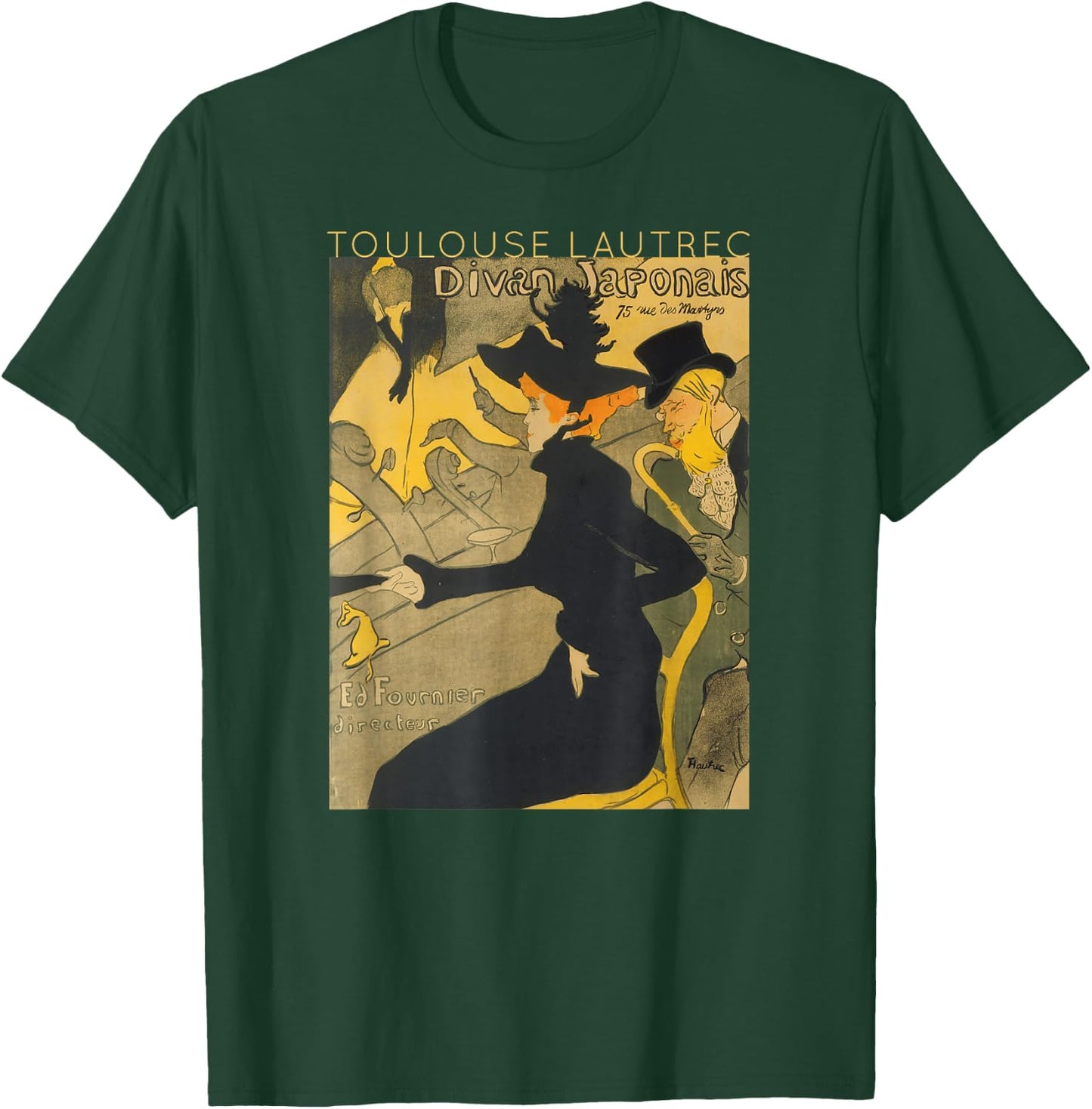 Toulouse Lautrec Divan Japonais for Artists T-Shirt - T-Shirt | Forest