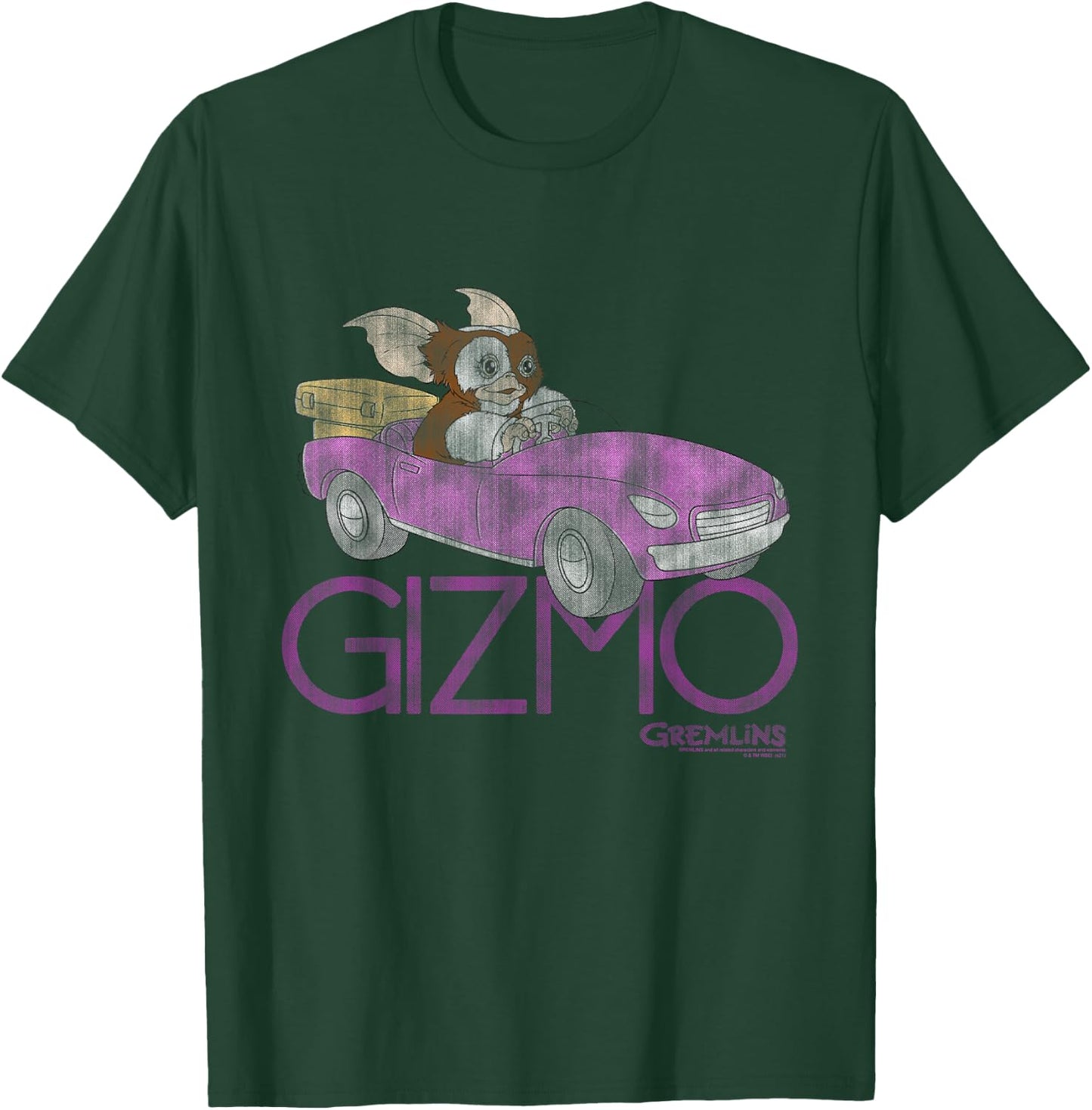 Gremlins Gizmo Pink Car T-Shirt - T-Shirt | Forest