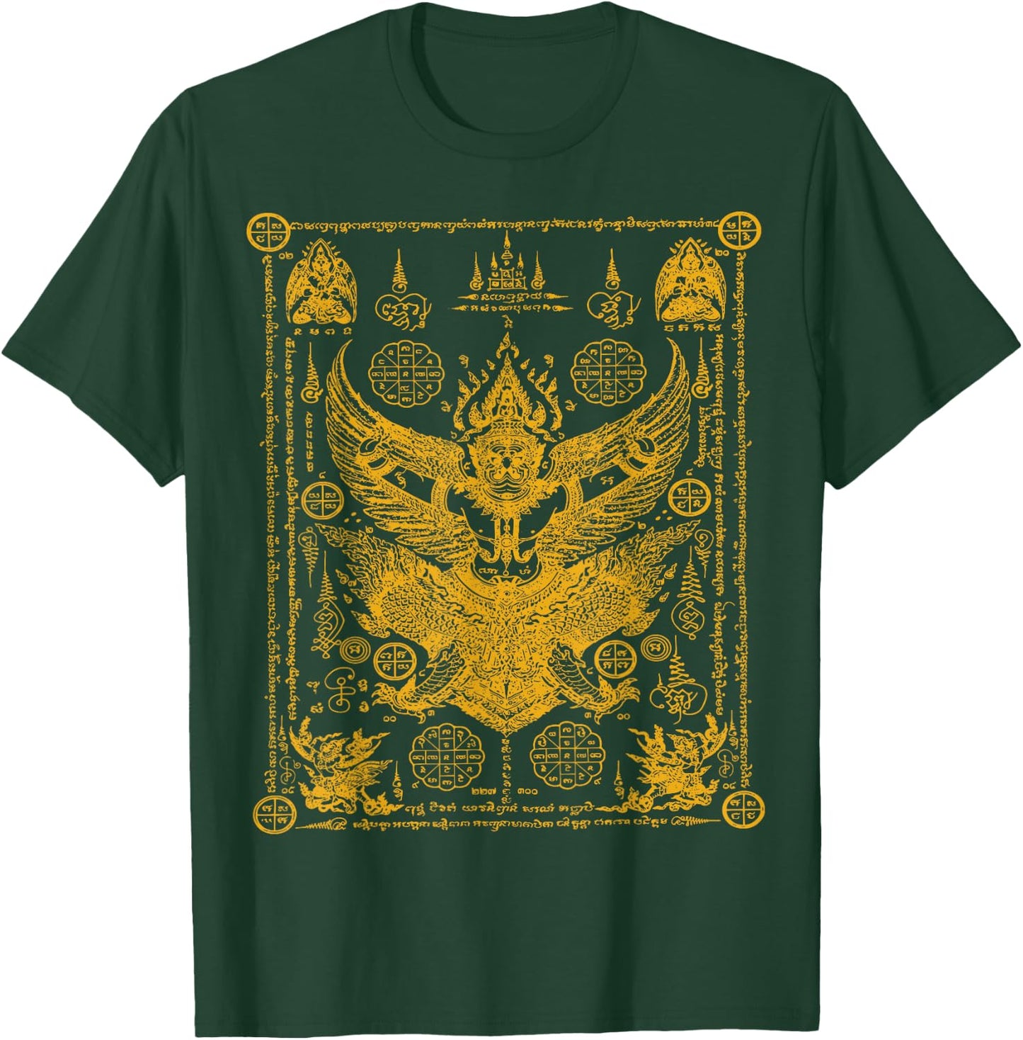 Thailand Sak Yant Tattoo Magical Thai Tattoos Thailand Gift T-Shirt - T-Shirt | Forest