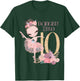 10th Birthday Ballerina Party Dancer Ballet Ten Dance Girls T-Shirt - T-Shirt | Forest