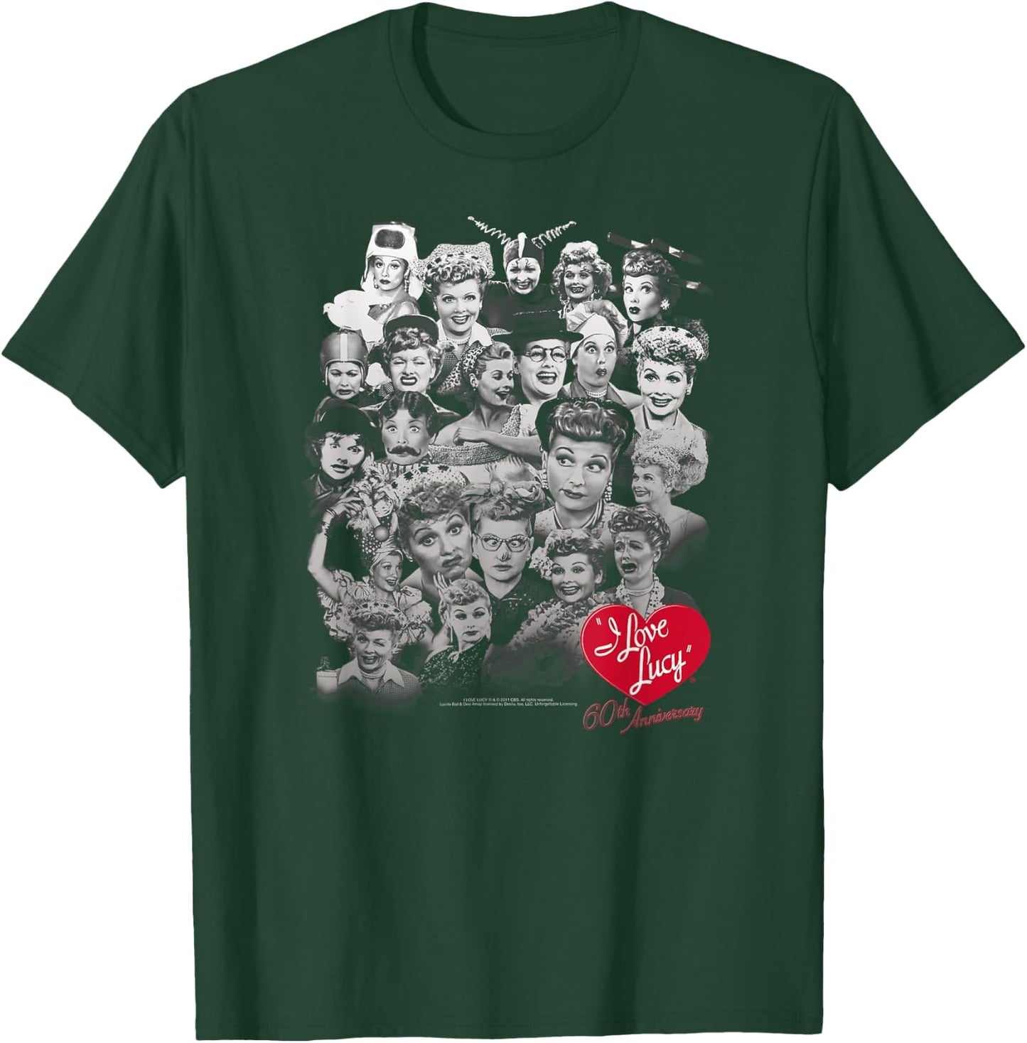 I Love Lucy 60 Years of Fun T-Shirt - T-Shirt | Forest
