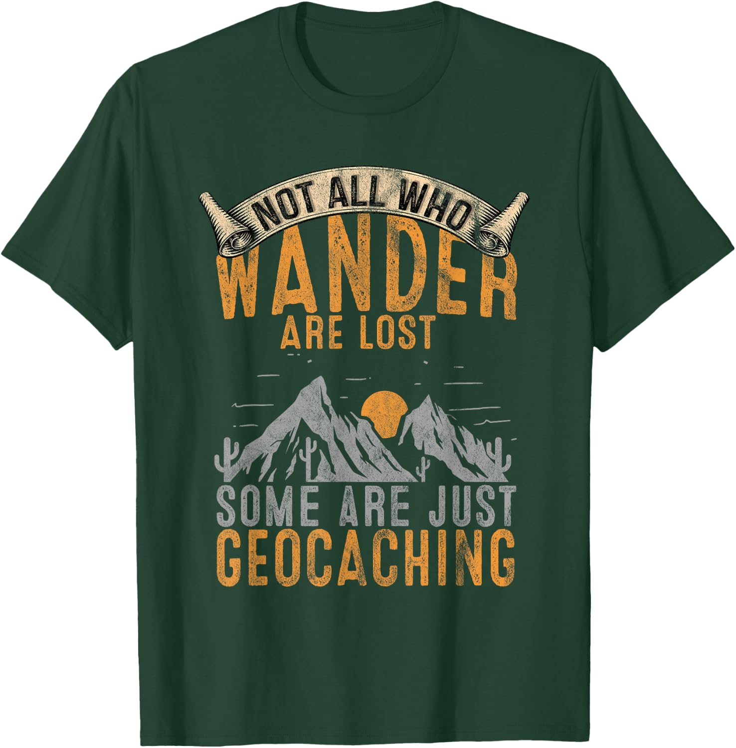 Geocache Gift Treasure Hunt T-Shirt - T-Shirt | Forest