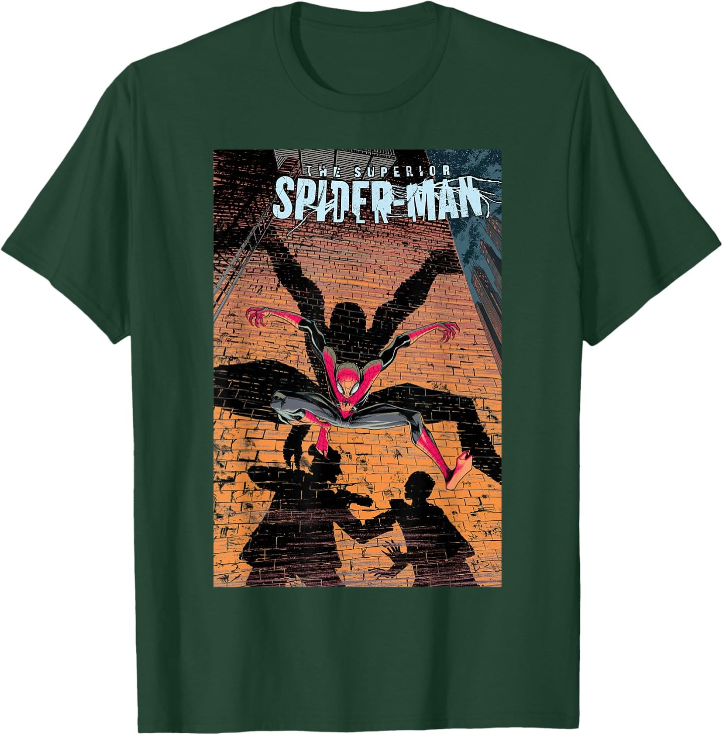 Marvel Superior Spider-Man Feat. Doctor Strange Comic Cover T-Shirt - T-Shirt | Forest