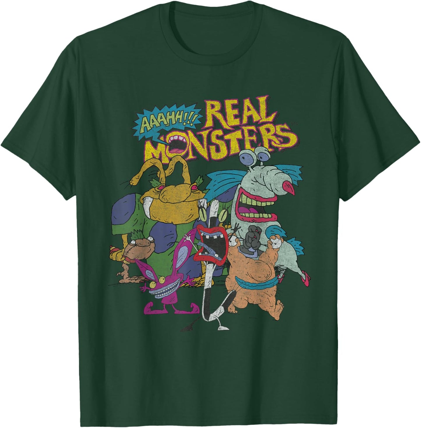 Aaahh!!! Real Monsters All Characters T-Shirt - T-Shirt | Forest