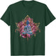 Spiritual Buddha In Lotus Flower Magic Meditation Yoga Pose T-Shirt - T-Shirt | Forest