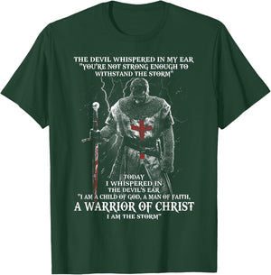 A Warrior of christ T-Shirt - T-Shirt | Forest