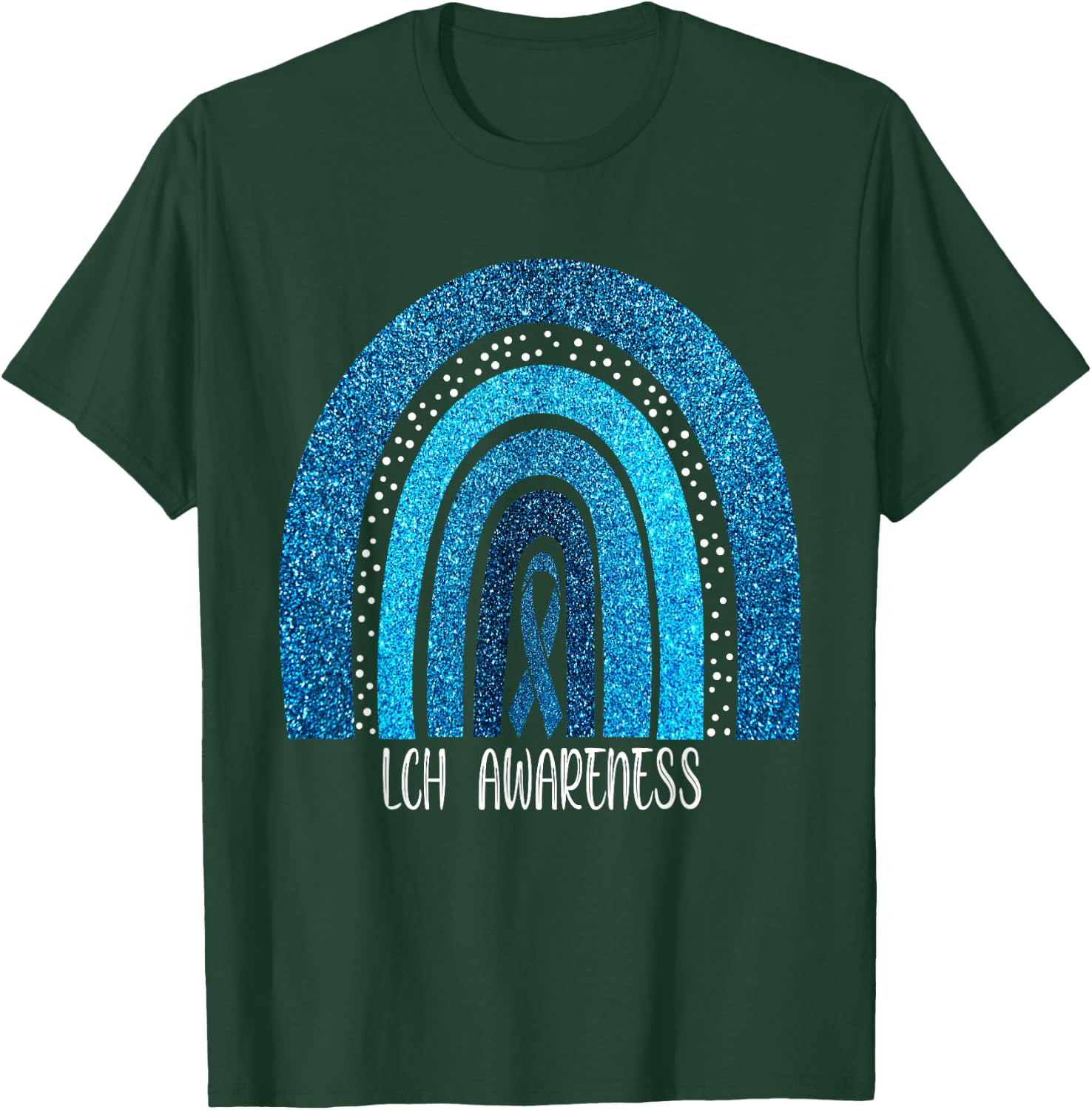 Langerhans Cell Histiocytosis awareness rainbow T-Shirt - T-Shirt | Forest