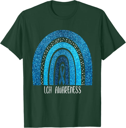 Langerhans Cell Histiocytosis awareness rainbow T-Shirt - T-Shirt | Forest