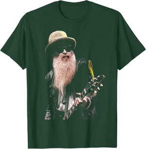Official Billy F Gibbons of ZZ Top Live VI T-Shirt - T-Shirt | Forest