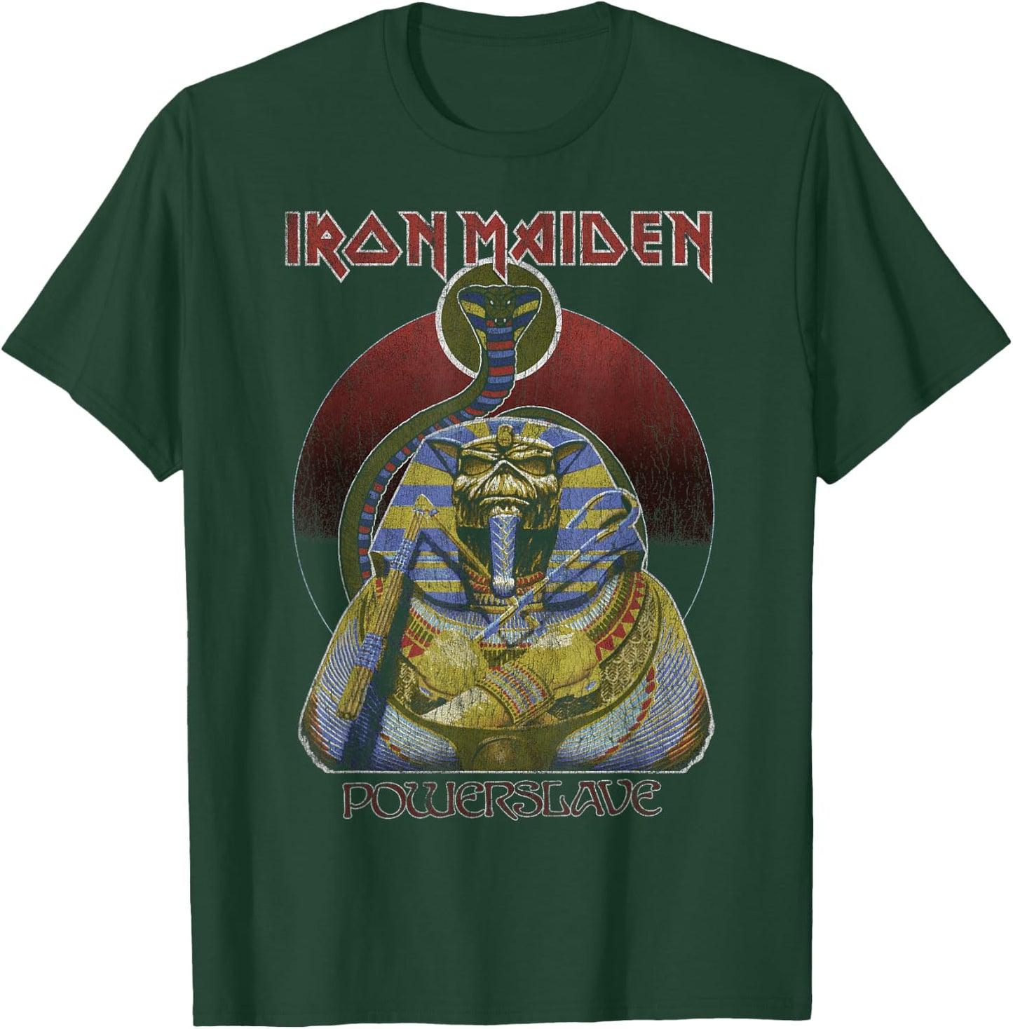 Iron Maiden - Sarcophagus Muted Vintage T-Shirt - T-Shirt | Forest