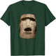 Easter Island Moai Statue Monolith World Mystery T-Shirt - T-Shirt | Forest