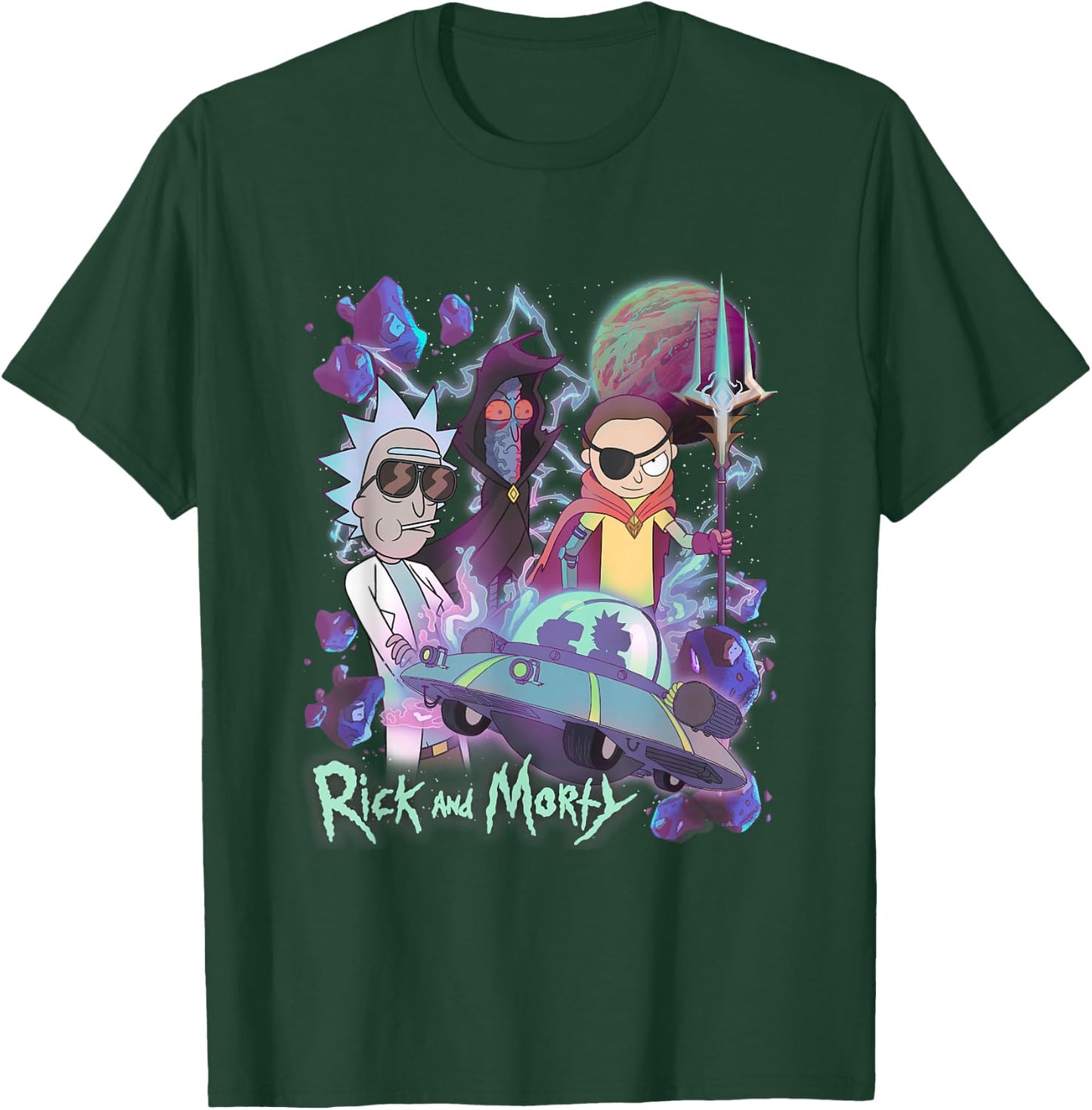 Rick And Morty Story Train Evil Morty Epic Poster T-Shirt - T-Shirt | Forest