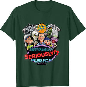 Jeff Dunham Salt Lake City, UT T-Shirt - T-Shirt | Forest