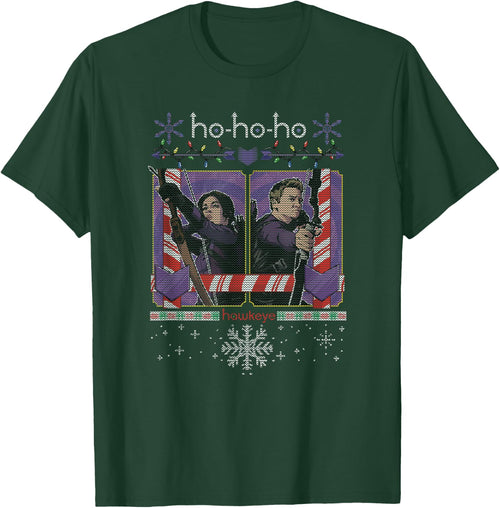 Marvel Hawkeye Ho-Ho-Ho Hawkeye And Kate Ugly Christmas