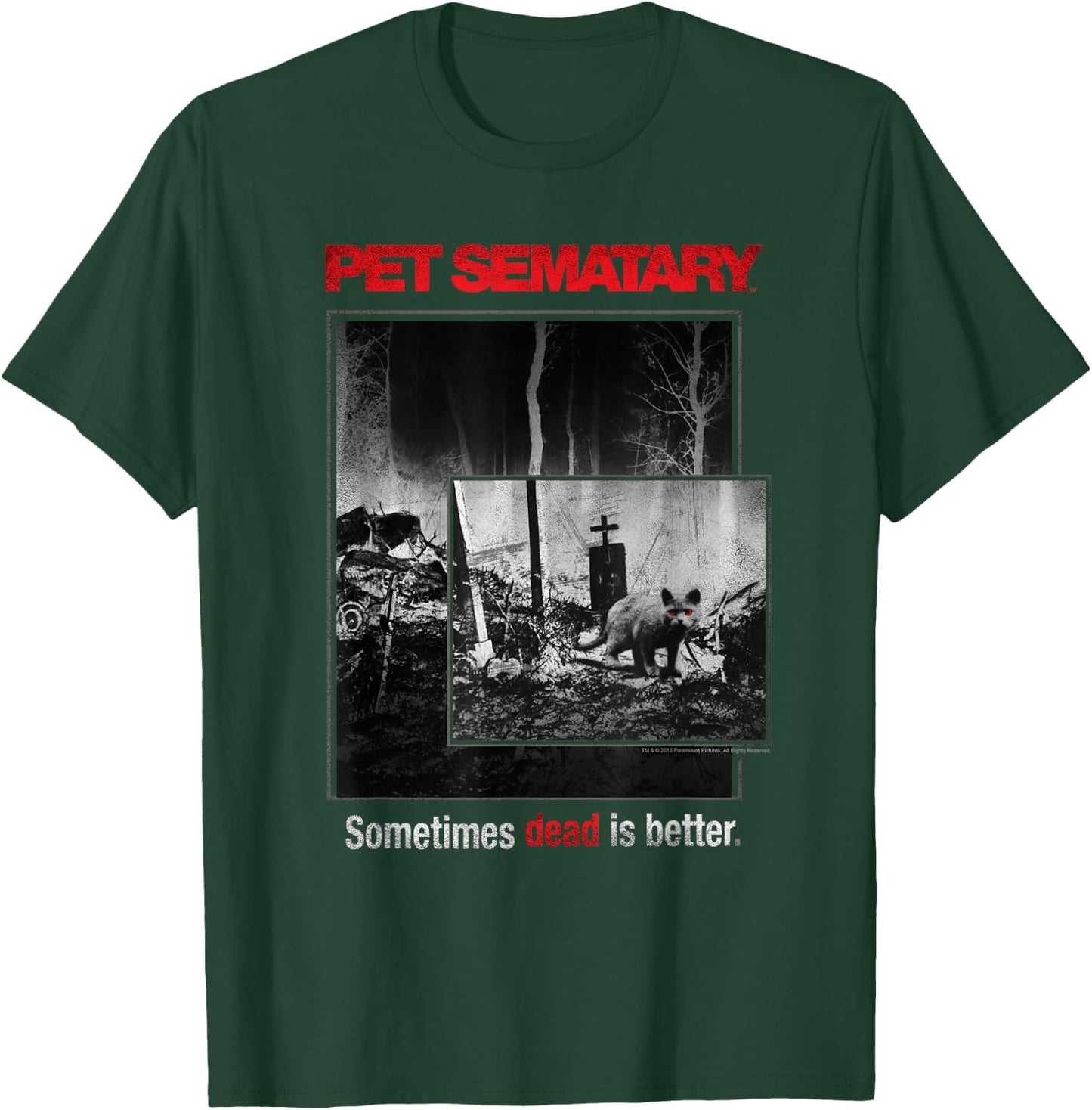 Pet Semetary Cat Poster T-Shirt - T-Shirt | Forest