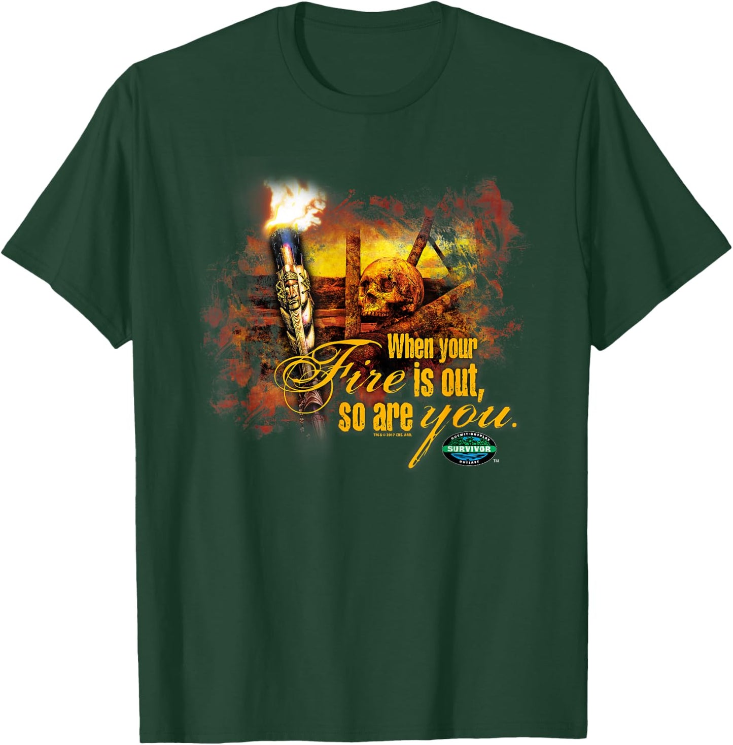 Survivor Fires Out T-Shirt - T-Shirt | Forest