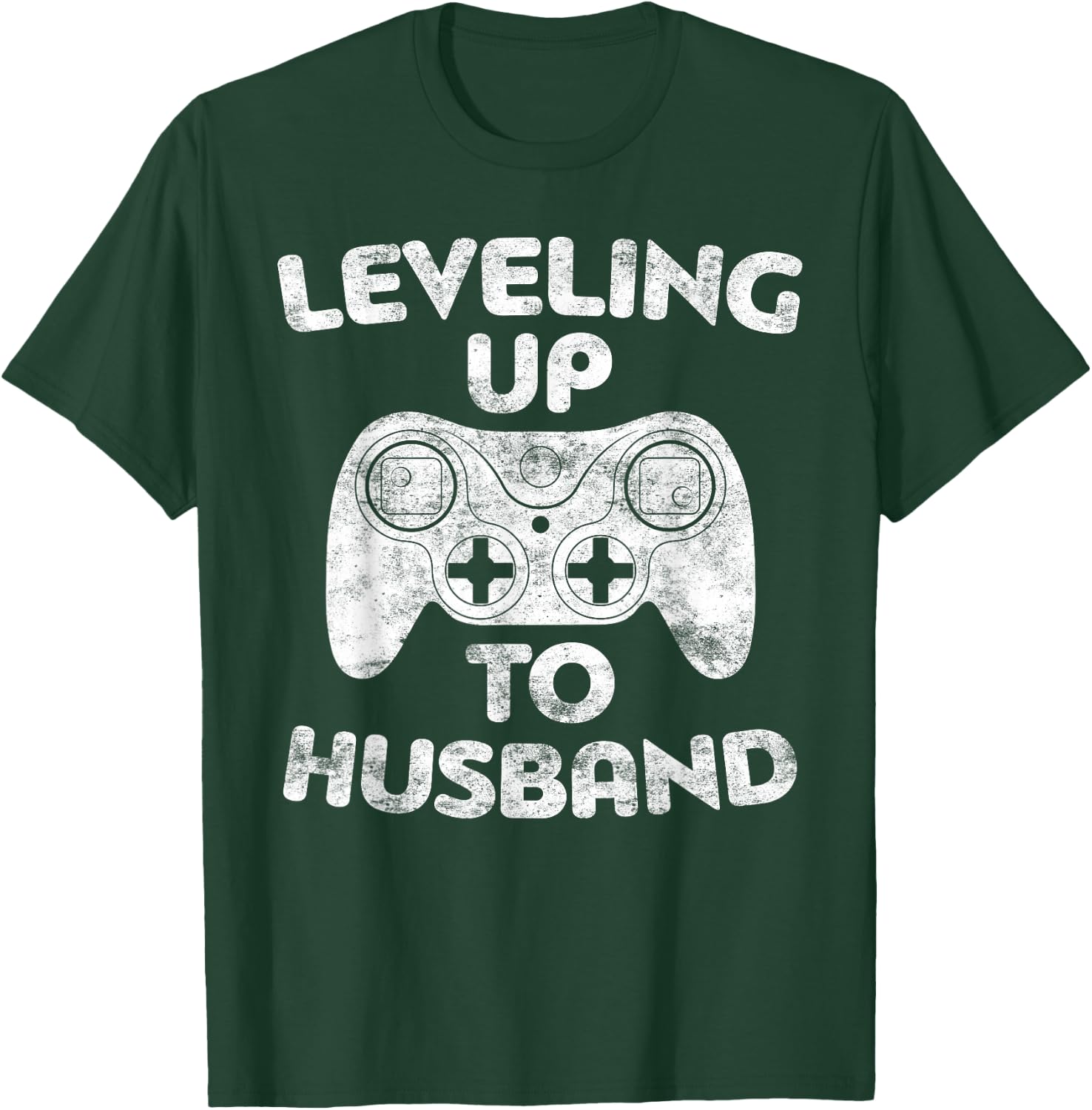 Leveling Up To Husband Shirt Married Man Wedding Newlywed T-Shirt - T-Shirt | Forest