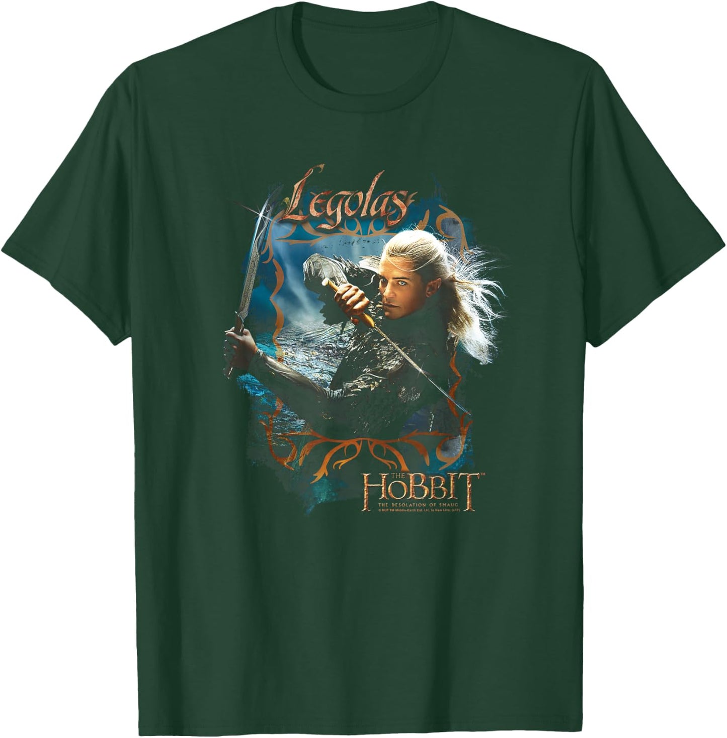Hobbit Legolas Knives T-Shirt - T-Shirt | Forest