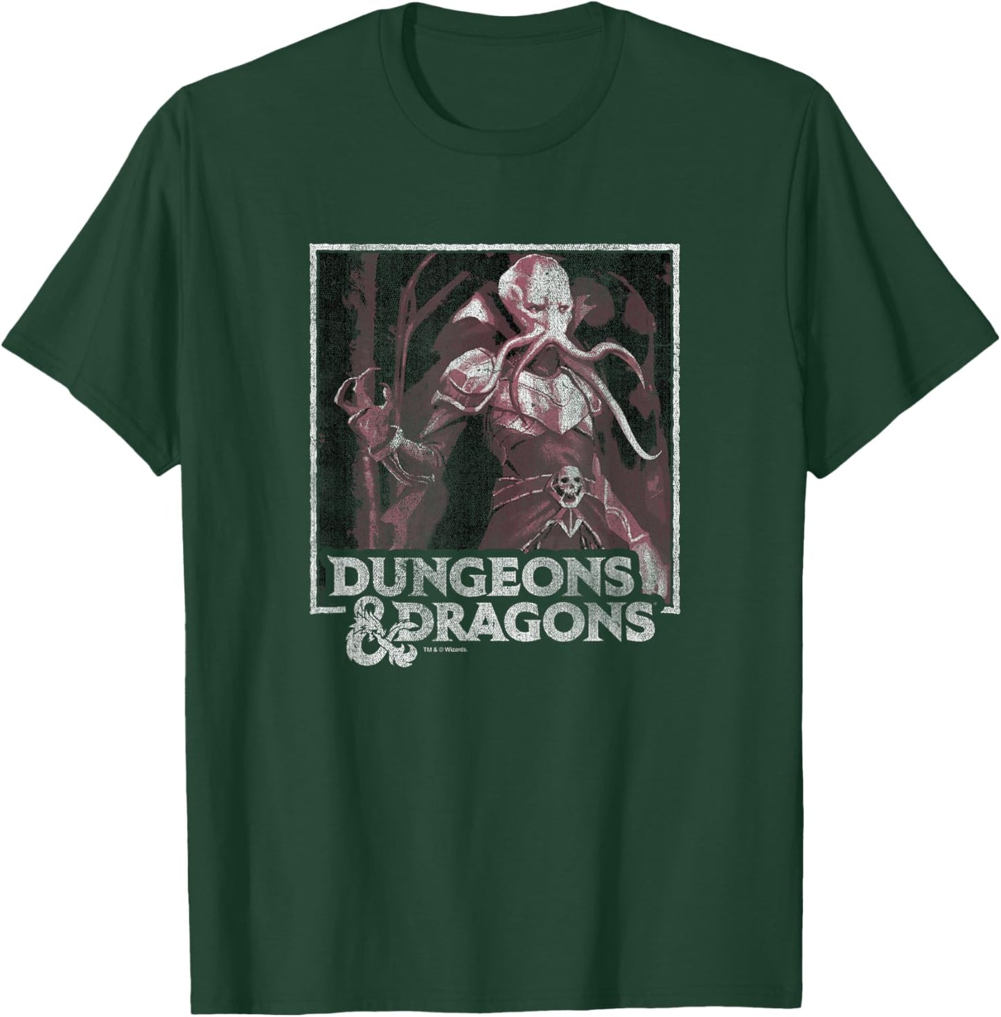 Dungeons & Dragons MindFlayer Box Up T-Shirt - T-Shirt | Forest