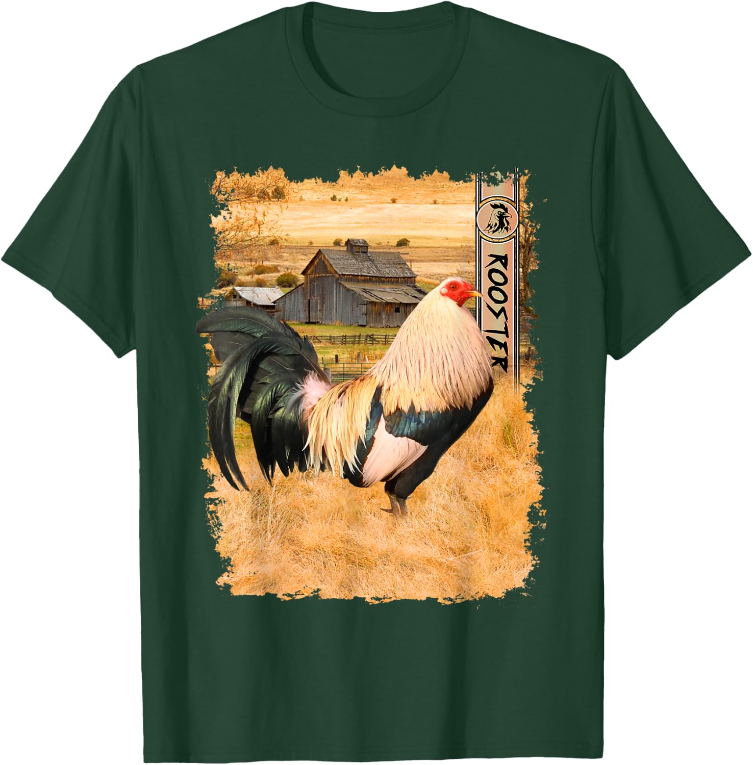 Rooster Cock Fight Enthusiast Small T-Shirt - T-Shirt | Forest