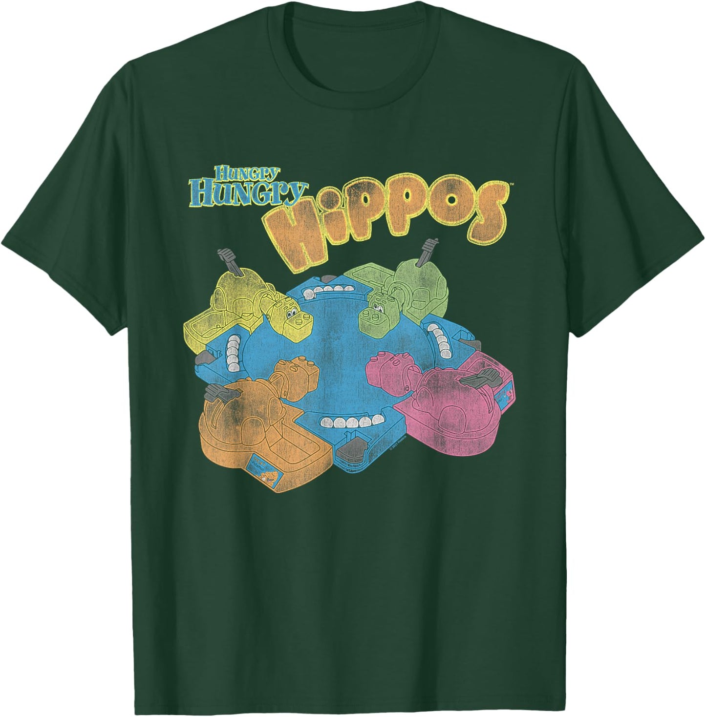 Hungry Hungry Hippos Time to Play T-Shirt - T-Shirt | Forest