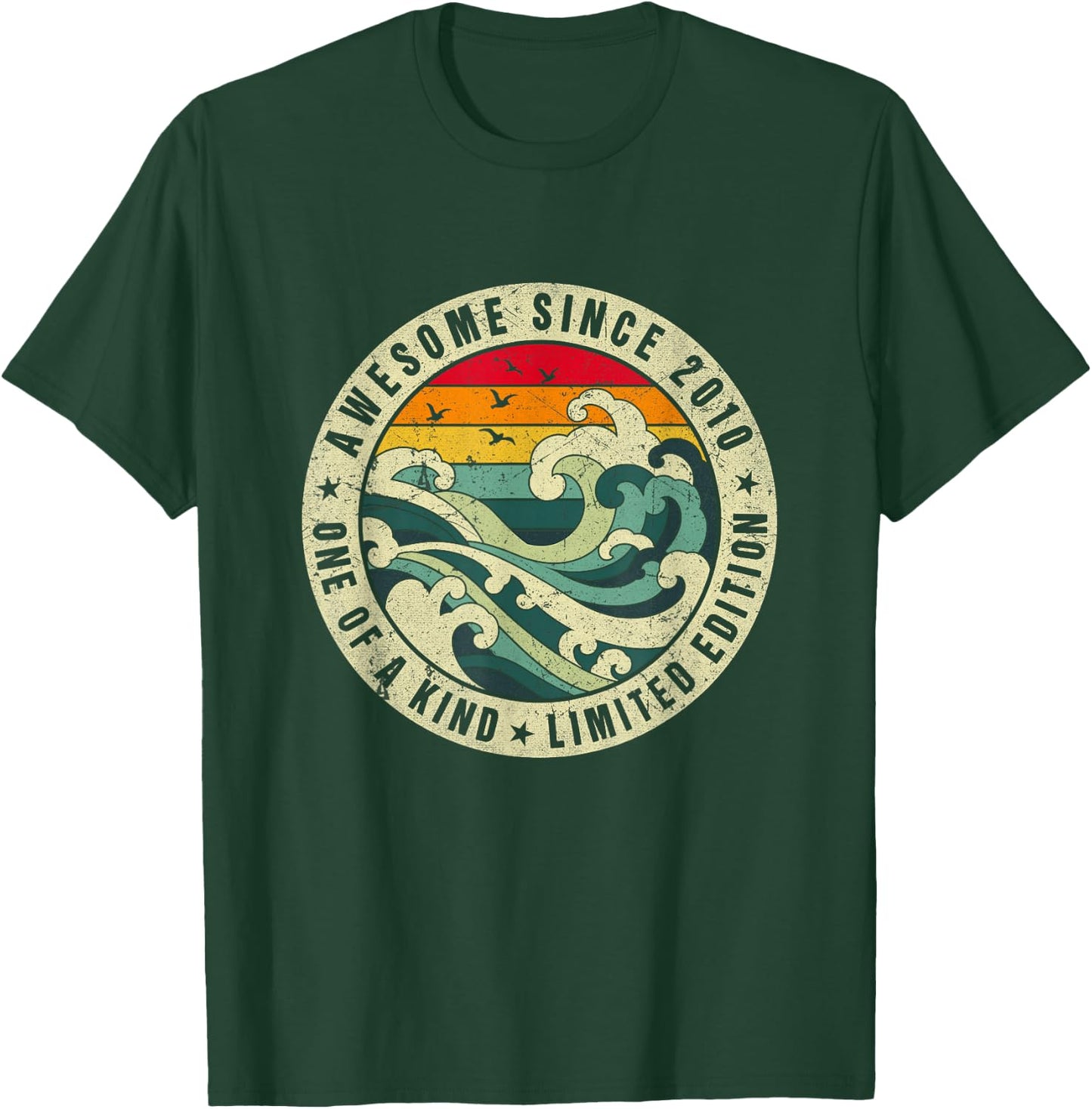 BORN 12 Year Old Limited Edition Retro - Black, Small - -Kids, Kids, Retro, Party T-Shirt - T-Shirt | Forest
