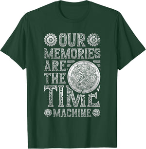 Our Memories are A Time Machine, Steampunk T-Shirt - T-Shirt | Forest