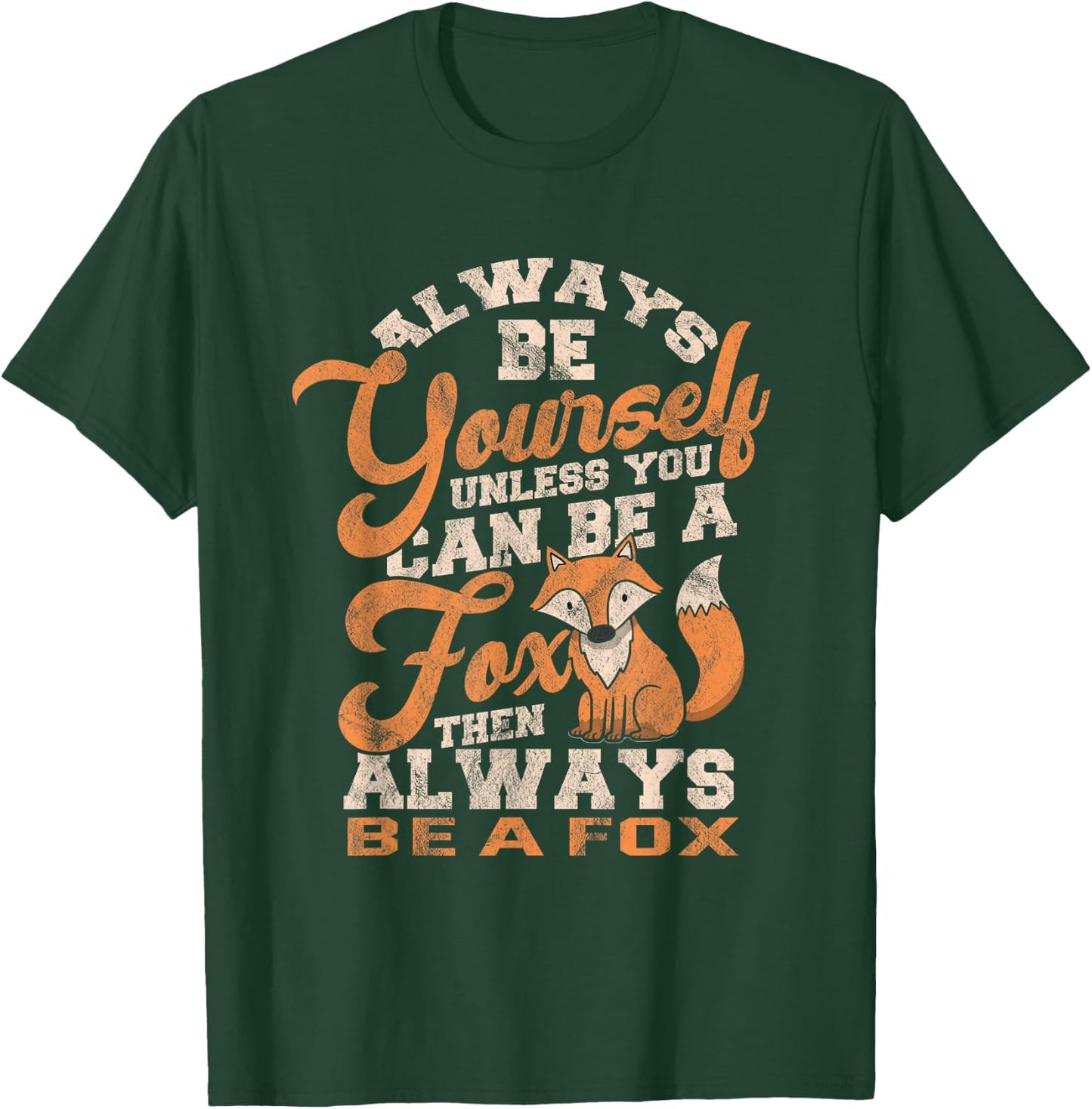 Fox Vintage Wildlife Red Foxes Girls Smart T-Shirt - T-Shirt | Forest