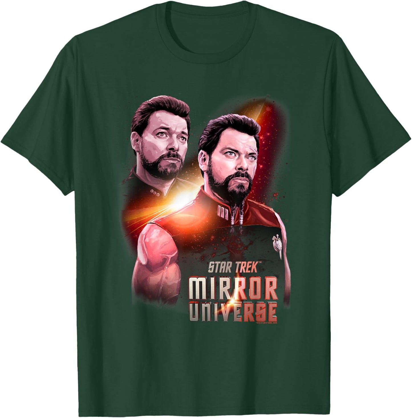 Star Trek Mirror Riker T-Shirt - T-Shirt | Forest